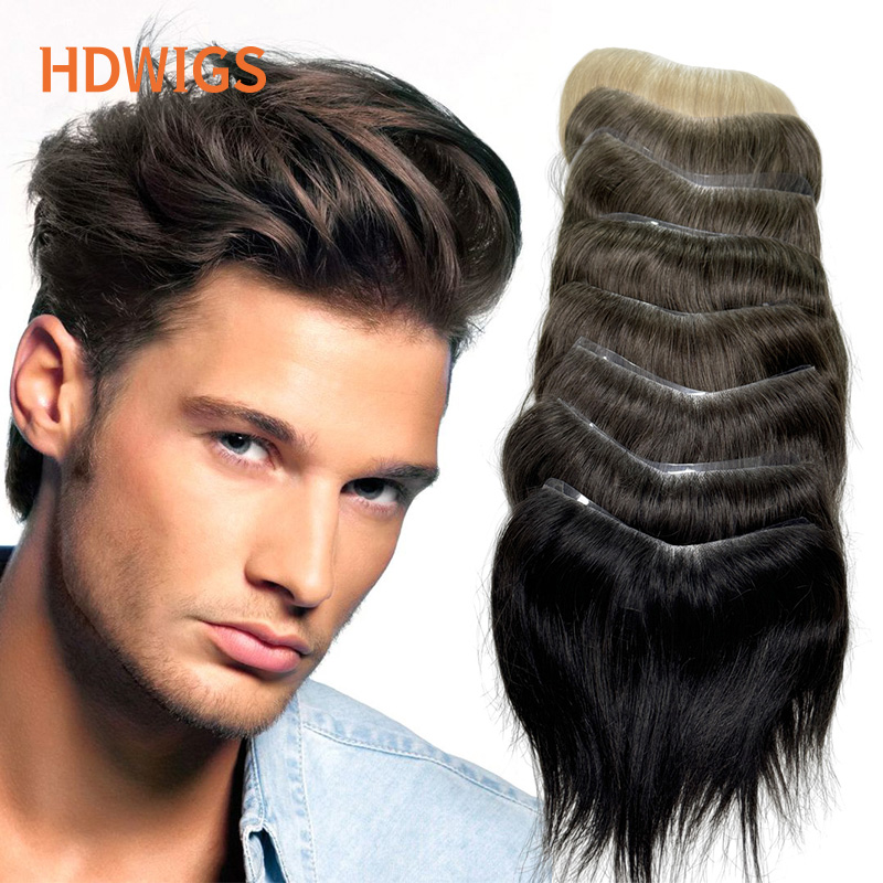 Ethnic Fashion India - 남성용 스트레이트 V스타일 헤어라인 HDWIGS 인모