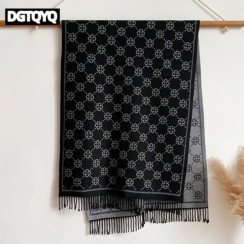 캐시미어 소재의 여성용 겨울 스카프, 따뜻하고 두꺼운  - Go Ethnic Fashion 리뷰 및 가격